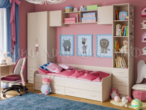 Детская комната Вега 1 Дуб беленый в Заводоуковске - zavodoukovsk.magazinmebel.ru | фото