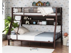 Двухъярусная кровать Гранада-1П 140 коричневый в Заводоуковске - zavodoukovsk.magazinmebel.ru | фото - изображение 1