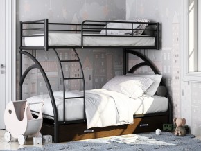 Двухъярусная кровать Виньола-2 Я черный в Заводоуковске - zavodoukovsk.magazinmebel.ru | фото