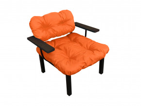 Кресло Дачное оранжевая подушка в Заводоуковске - zavodoukovsk.magazinmebel.ru | фото - изображение 1