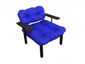 Кресло Дачное синяя подушка в Заводоуковске - zavodoukovsk.magazinmebel.ru | фото - изображение 1