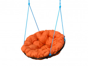 Кресло Папасан подвесное оранжевая подушка в Заводоуковске - zavodoukovsk.magazinmebel.ru | фото