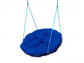 Кресло Папасан подвесное синяя подушка в Заводоуковске - zavodoukovsk.magazinmebel.ru | фото