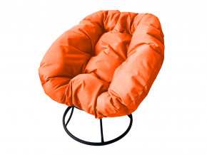 Кресло Пончик без ротанга оранжевая подушка в Заводоуковске - zavodoukovsk.magazinmebel.ru | фото - изображение 1