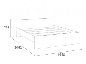 Кровать 1600 НМ 011.53 Симпл Белый Фасадный в Заводоуковске - zavodoukovsk.magazinmebel.ru | фото - изображение 4