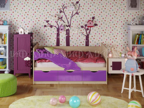 Кровать Дельфин-1 1800 Фиолетовый металлик в Заводоуковске - zavodoukovsk.magazinmebel.ru | фото - изображение 1