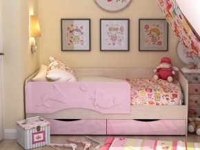 Кровать детская Алиса КР 812 розовая 1600 в Заводоуковске - zavodoukovsk.magazinmebel.ru | фото