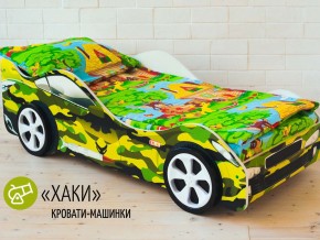 Кровать детская машина Хаки в Заводоуковске - zavodoukovsk.magazinmebel.ru | фото - изображение 2