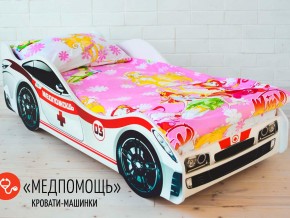 Кровать детская машина Медпомощь в Заводоуковске - zavodoukovsk.magazinmebel.ru | фото