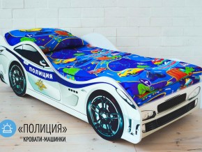 Кровать детская машина Полиции в Заводоуковске - zavodoukovsk.magazinmebel.ru | фото