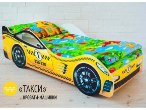 Кровать детская машина Такси в Заводоуковске - zavodoukovsk.magazinmebel.ru | фото - изображение 1