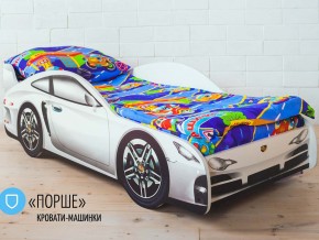 Кровать детская машинка Порше в Заводоуковске - zavodoukovsk.magazinmebel.ru | фото - изображение 1