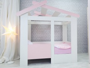 Кровать детская Теремок без ящика розовая в Заводоуковске - zavodoukovsk.magazinmebel.ru | фото - изображение 1