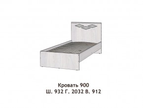 Кровать Диана 900 в Заводоуковске - zavodoukovsk.magazinmebel.ru | фото - изображение 2