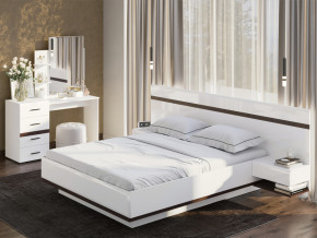 Кровать двойная Соло 1600 Белый в Заводоуковске - zavodoukovsk.magazinmebel.ru | фото - изображение 2