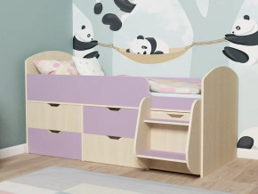 Кровать Малыш-7 Дуб-Ирис в Заводоуковске - zavodoukovsk.magazinmebel.ru | фото