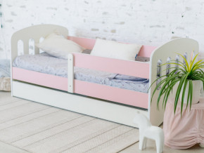 Кровать Малыш с ящиком розовый в Заводоуковске - zavodoukovsk.magazinmebel.ru | фото