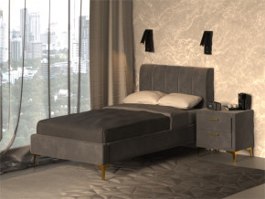 Кровать Рошаль 900 серый в Заводоуковске - zavodoukovsk.magazinmebel.ru | фото - изображение 2