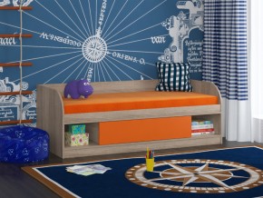Кровать Соня 4 сонома-оранжевый в Заводоуковске - zavodoukovsk.magazinmebel.ru | фото