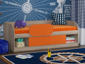 Кровать Соня 4 сонома-оранжевый в Заводоуковске - zavodoukovsk.magazinmebel.ru | фото - изображение 3