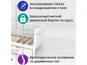 Кровать-тахта мягкая Svogen с бортиком бежевый в Заводоуковске - zavodoukovsk.magazinmebel.ru | фото - изображение 2