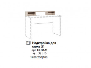 Надстройка для стола 31 (Полка) в Заводоуковске - zavodoukovsk.magazinmebel.ru | фото