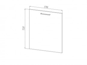 П 60 Комплект для посудомоечной машины 600 мм (цоколь + фасад) ЛДСП в Заводоуковске - zavodoukovsk.magazinmebel.ru | фото