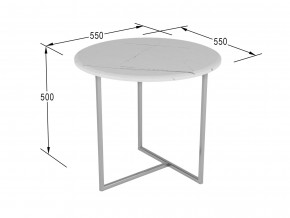 Стол журнальный Альбано белый мрамор в Заводоуковске - zavodoukovsk.magazinmebel.ru | фото - изображение 2